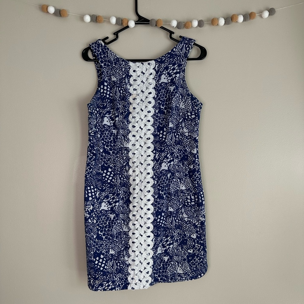 Lily Pulitzer dress women’s size 8 medium m blue